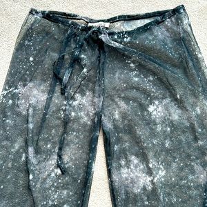 NWOT women’s large beachwear sheer pants. Perfect for swim cover